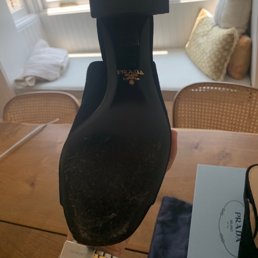 Suede Prada Mules - Picture 3 of 6